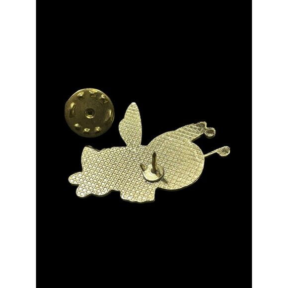 Vintage Gold Tone Black Yellow and Red Bumble Bee Enamel Brooch Pin - Picture 3 of 4